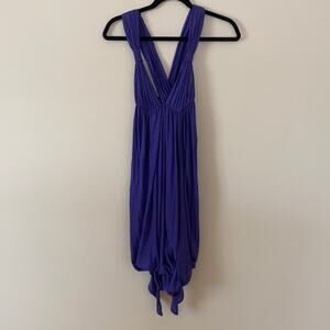 Mason by Michelle Mason Purple Mini Dress